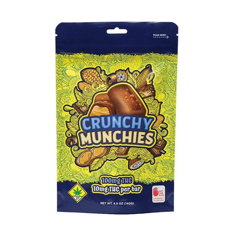 Photograph of product: 10pk Crunch Munchies Peanut Butter gls