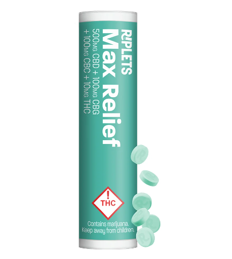 Photograph of Product: Ripple - Riplets - Max Relief (H) 100mg