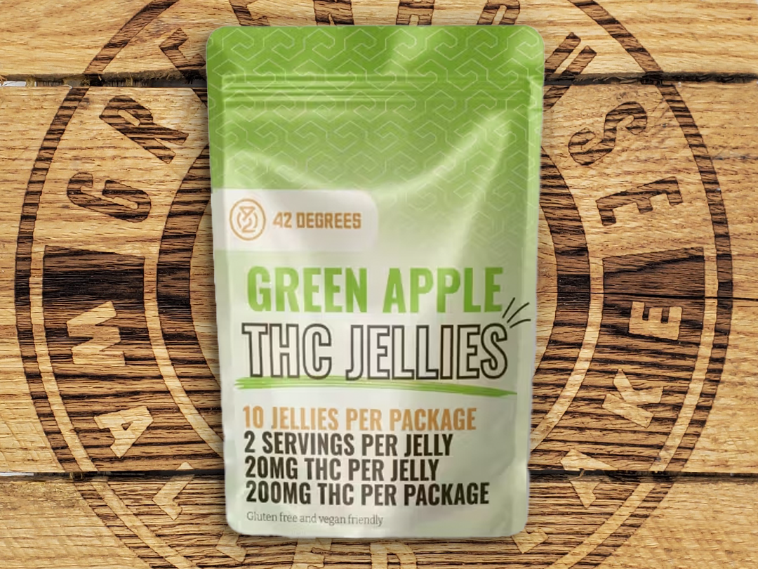 Photograph of product: Jellies | Green Apple | 200mg