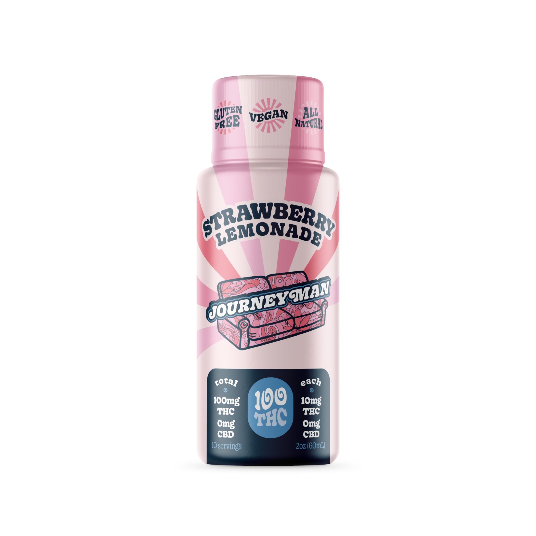 Photograph of product: Journeyman - Strawberry Lemonade shot 100mg TH-oui - 64g - DOH