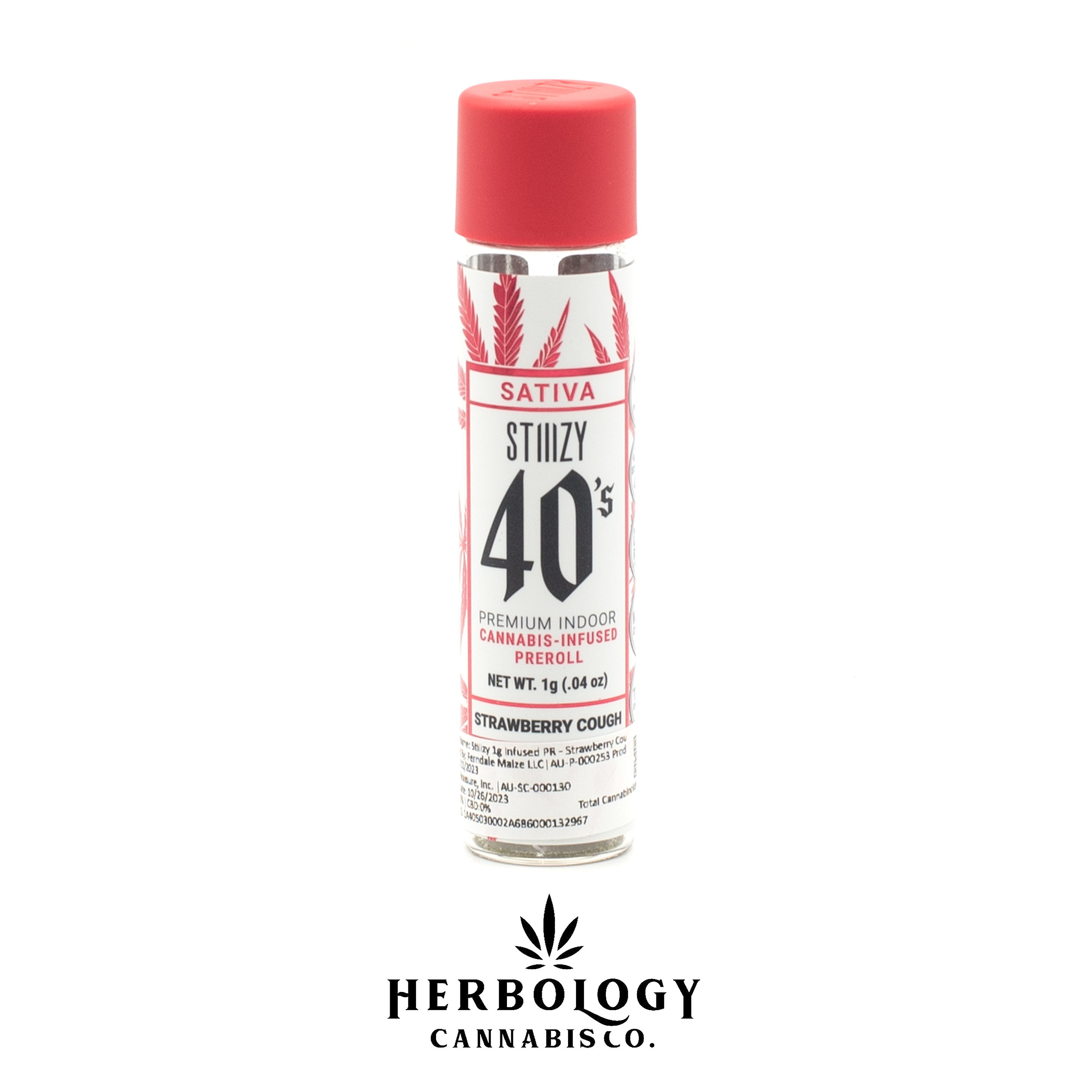 Photograph of product: Infused Pre-Roll | Strawberry Cough | 1g