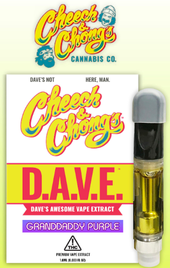 Photograph of product: Southern Sky | 1g | Cheech and Chong's Granddaddy Purple | Cart