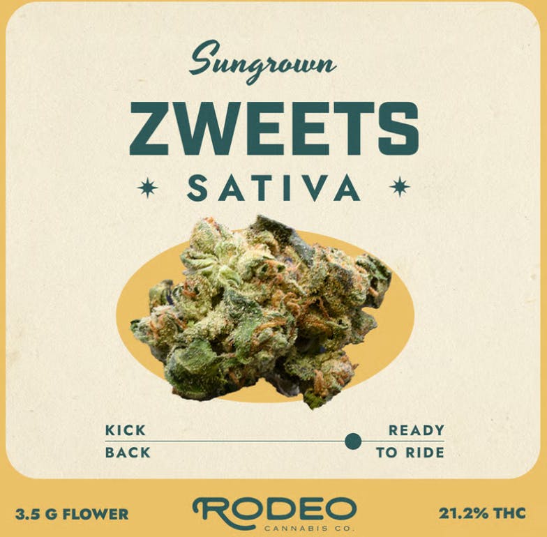 Photograph of product: Rodeo Sun Grown Z. (S) 3.5g Flower 00239