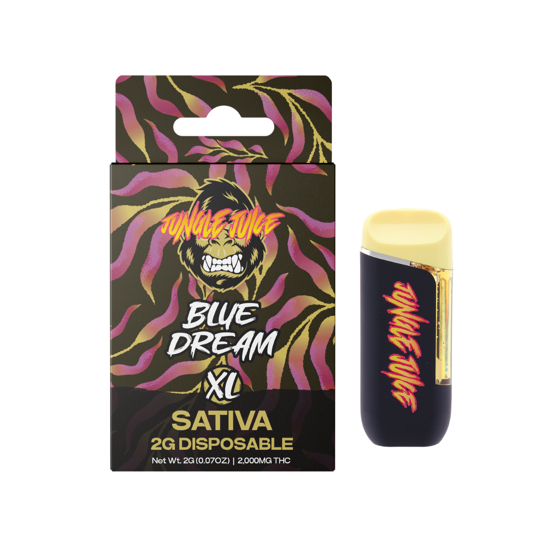 Photograph of product: Jungle Juice | Blue Dream Disposable Vape | 2g