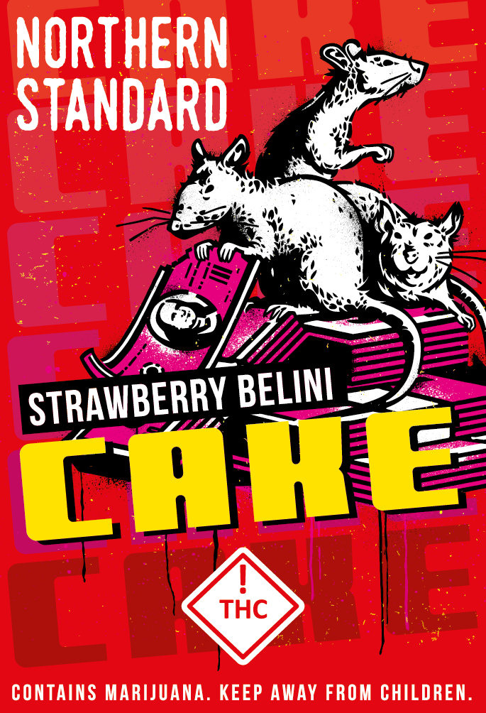 Photograph of product: CAKE - Strawberry Belini - All-In-One 1g