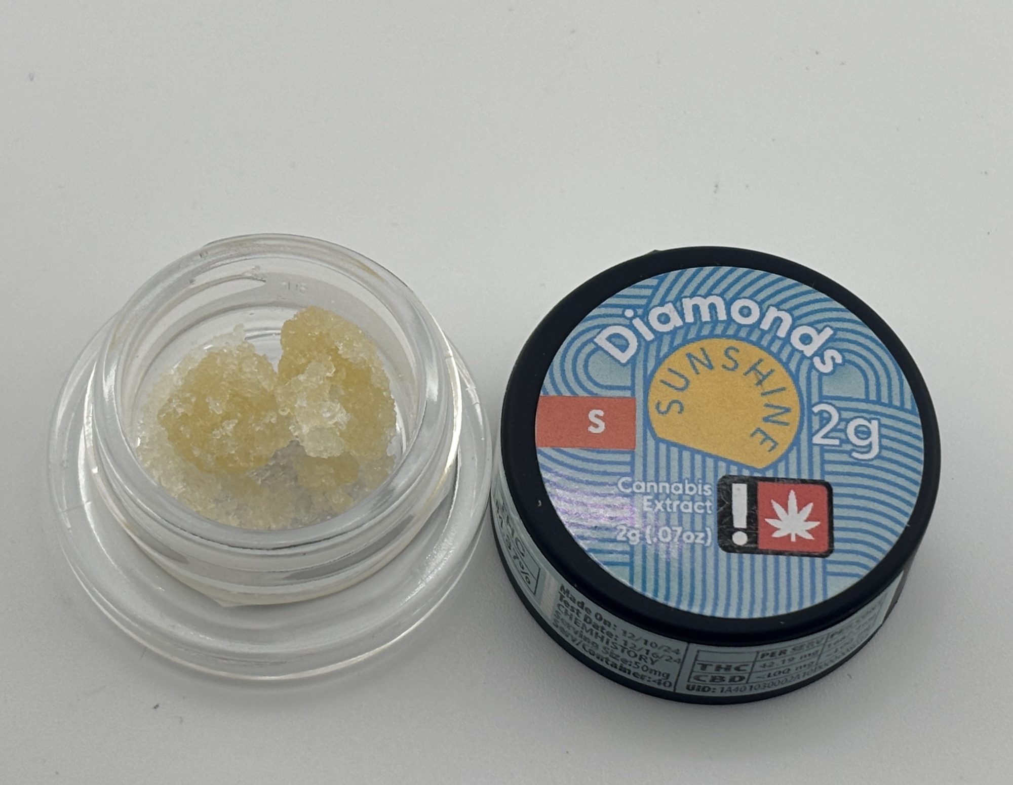 Photograph of product: Sunshine | 2g Diamonds [S] | Candy Jack