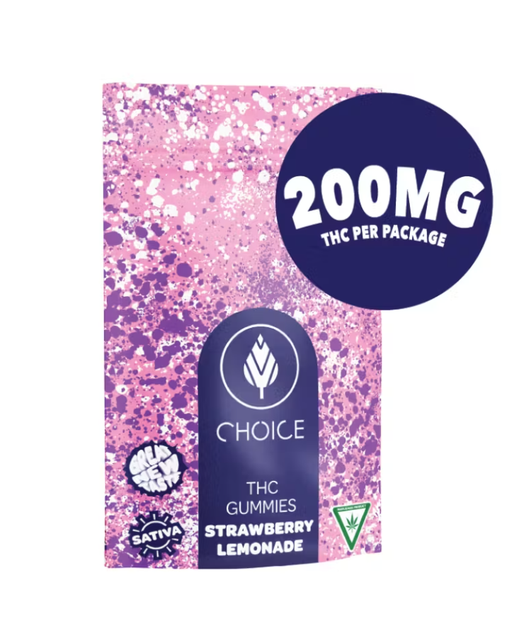 Photograph of product: Choice Chews - Strawberry Lemonade - 200mg