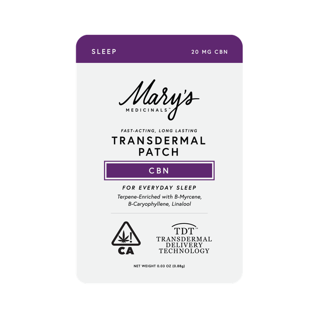 Photograph of product: Mary's | 20mg Transdermal Patch | Sleep (CBN)