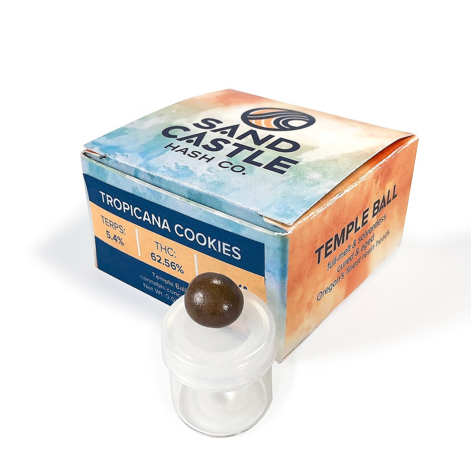 Photograph of product: Sand Castle | GMO Haze | au chocolat Temple Ball 1g
