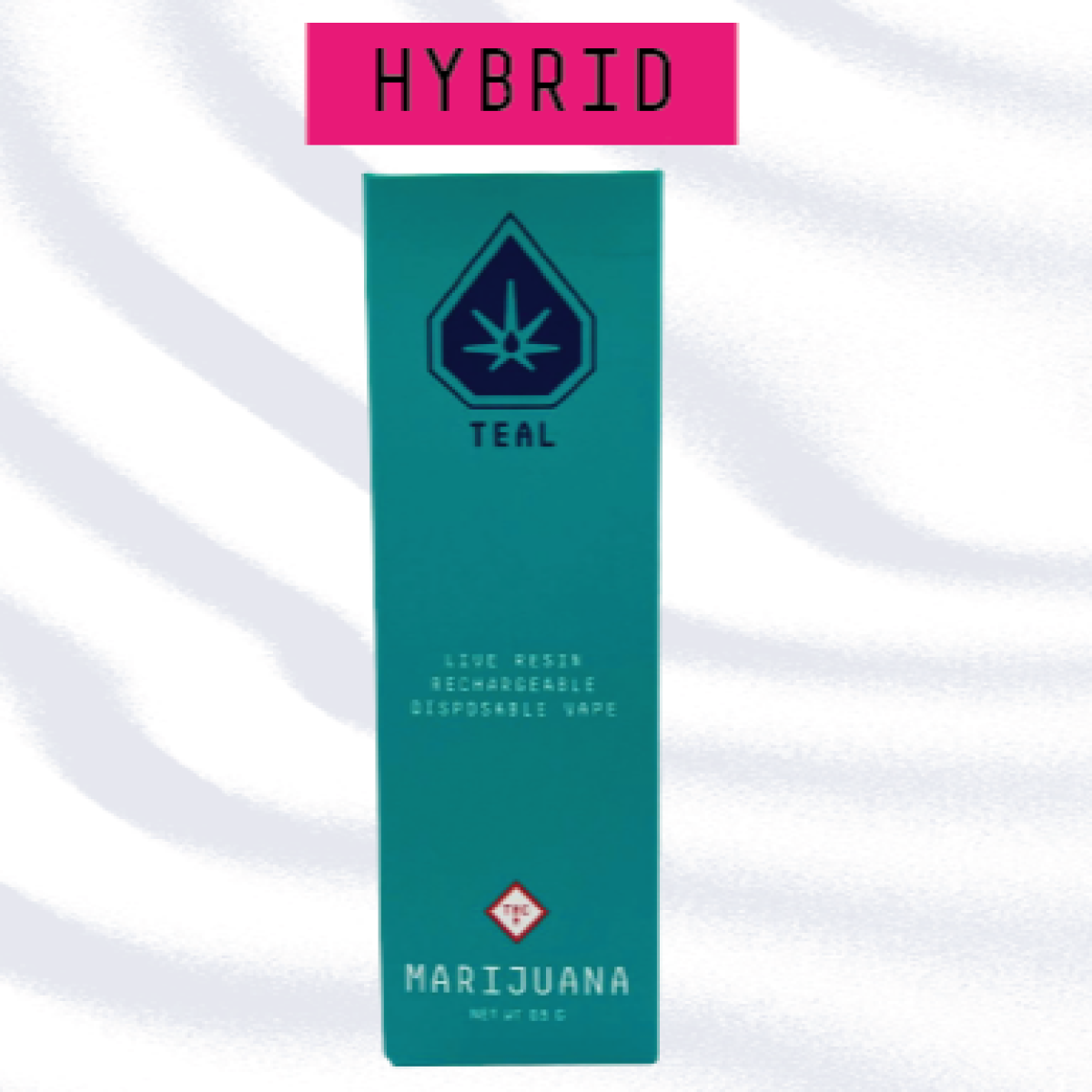 Photograph of product: Teal | Apple Fritter x Compound Z Live Resin Disposable