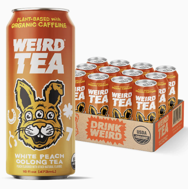 Photograph of product: YERBA MATE ORGANIC WHITE PEACH OOLONG ICED TEA