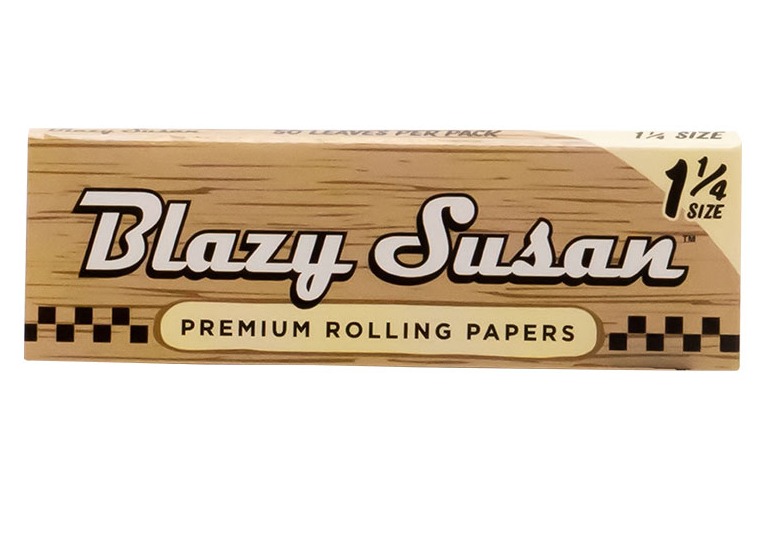 Photograph of product: Blazy Susan 1 1/4" Unbleached Rolling Papers