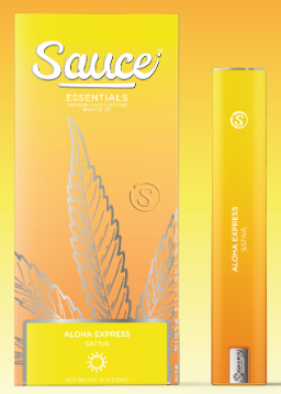Photograph of product: Sauce Essentials | Live Resin Disposable Pen Aloha Express