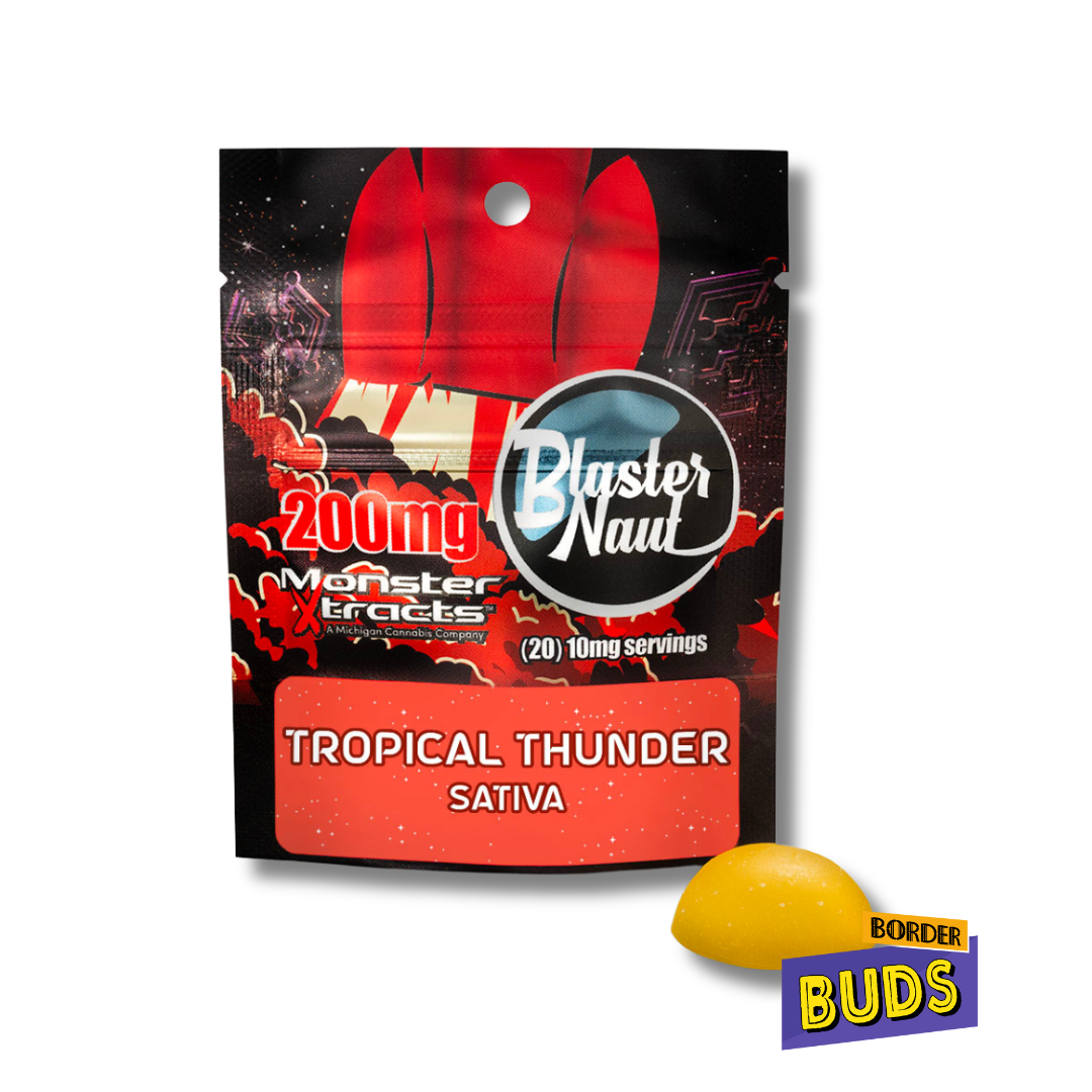 Photograph of product: Tropical Thunder | Blaster Naut | 200mg | Gummy