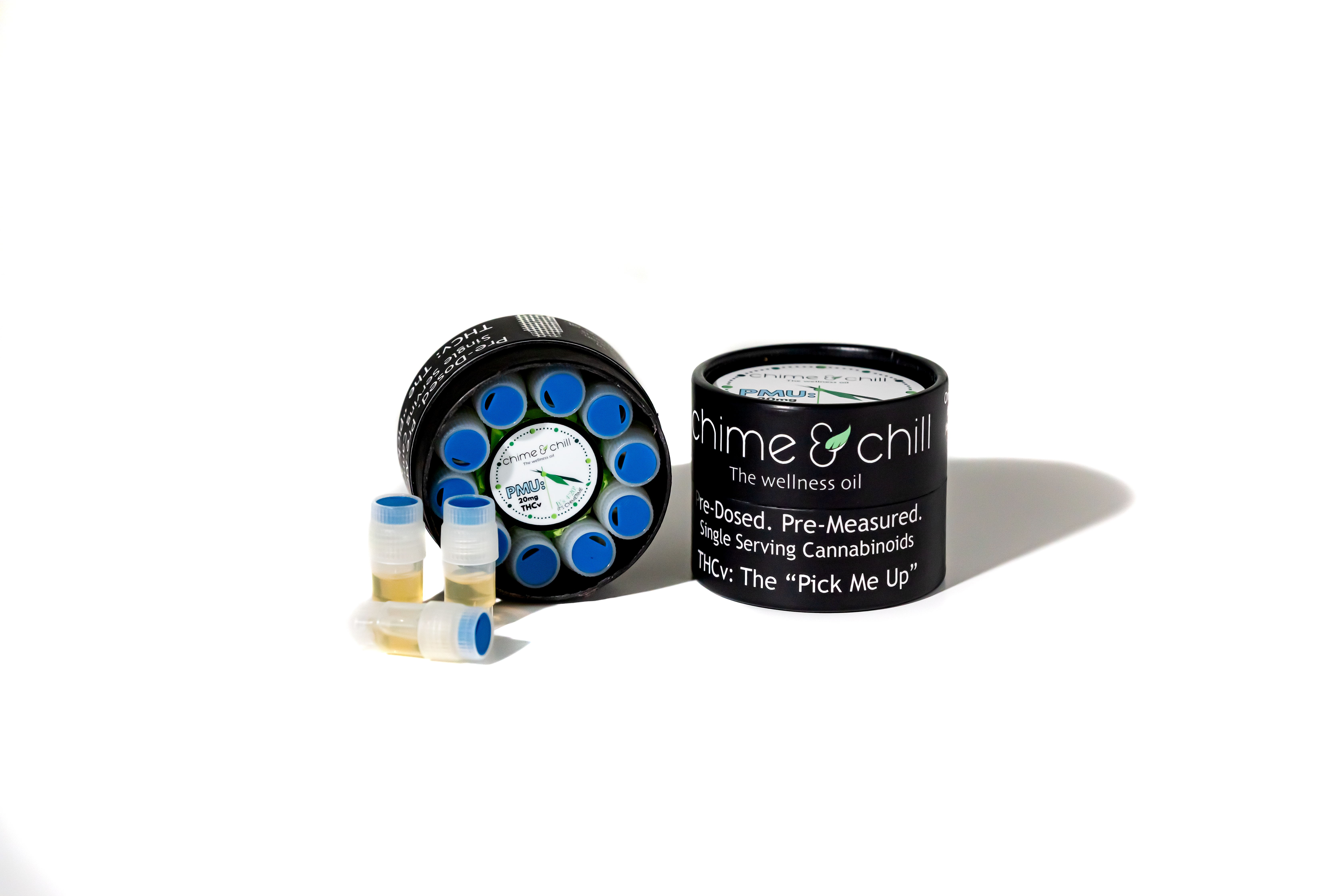 Photograph of Product: Chime & CHill | PMU | THCv Oral Solutions