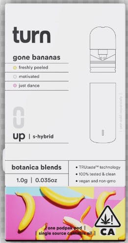 Photograph of product: Gone Bananas 1g Up Podpak - 