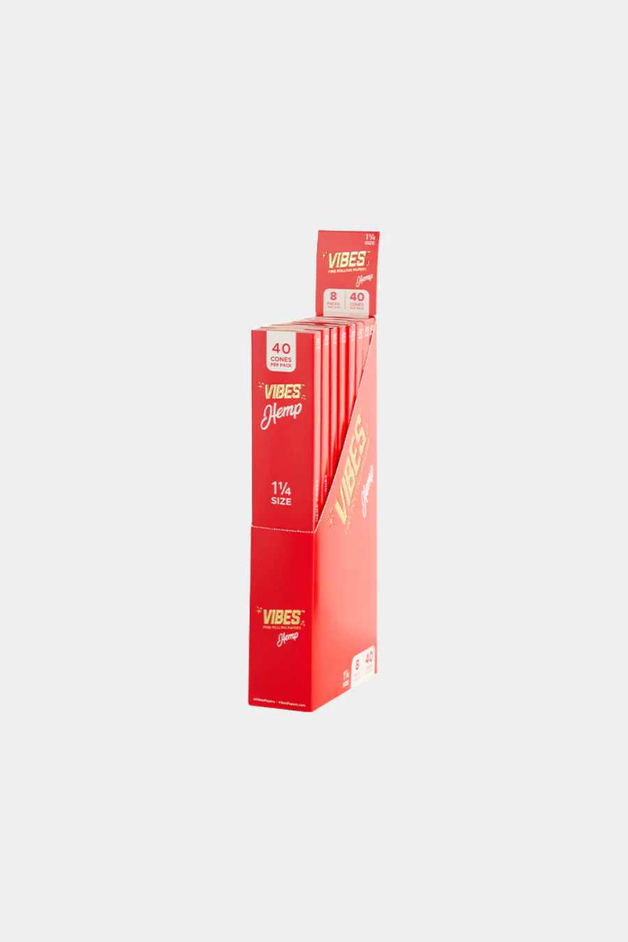 Photograph of product: Vibes - 40pk 1.25 Cones (Hemp)