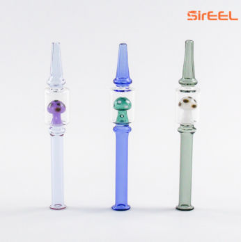 Photograph of product: 6.5" Mind Melding Mushroom Dream Straw - Assorted