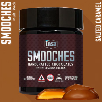 Photograph of product: Salted Caramel Smooches | 100mg | 20pk