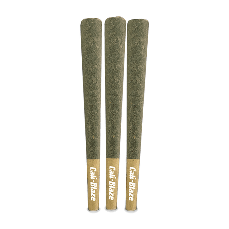 Photograph of product: Cali Blaze - Cherry Lime 3-Pack 1g Liquid Diamonds Infused Pre-Rolls