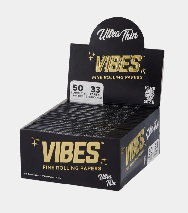 Photograph of product: Ultra Thin Fine Rolling Papers (King Size-33sheets)