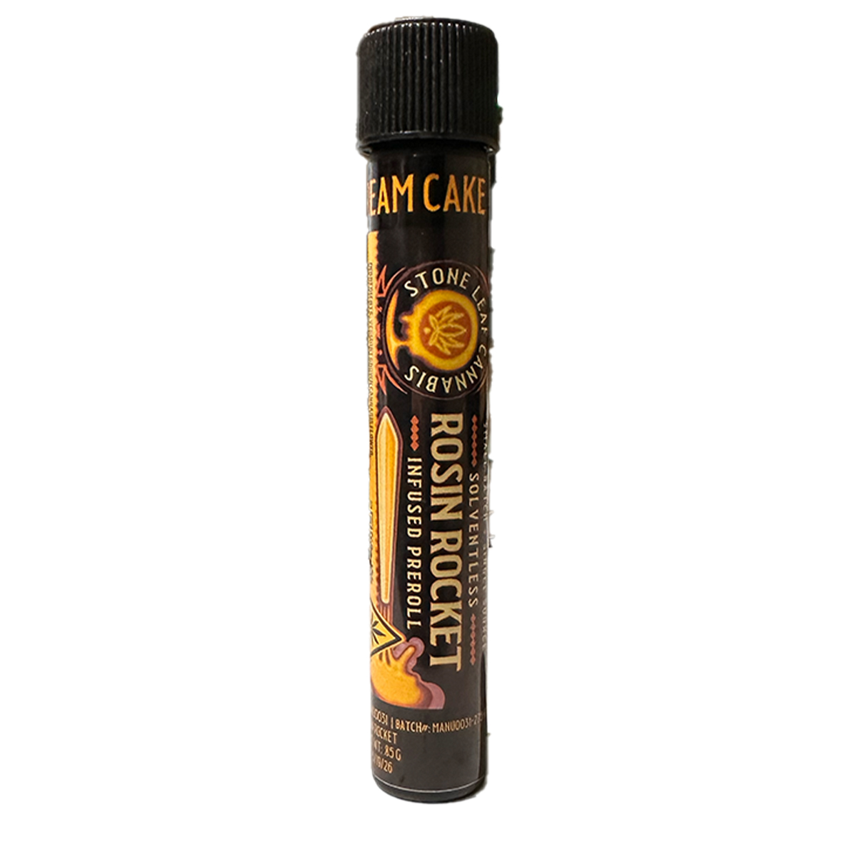 Photograph of product: Ice Cream Cake | .5g au chocolat Infused Pre-Roll | Stone Leaf Rosin Rockets