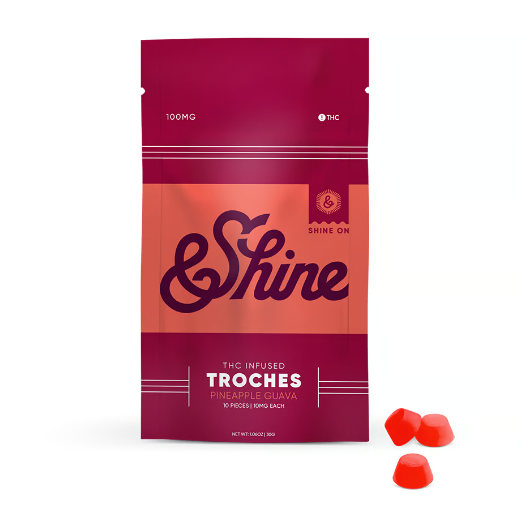 Photograph of product: 10ct/10mg Troches (Pineapple Guava)