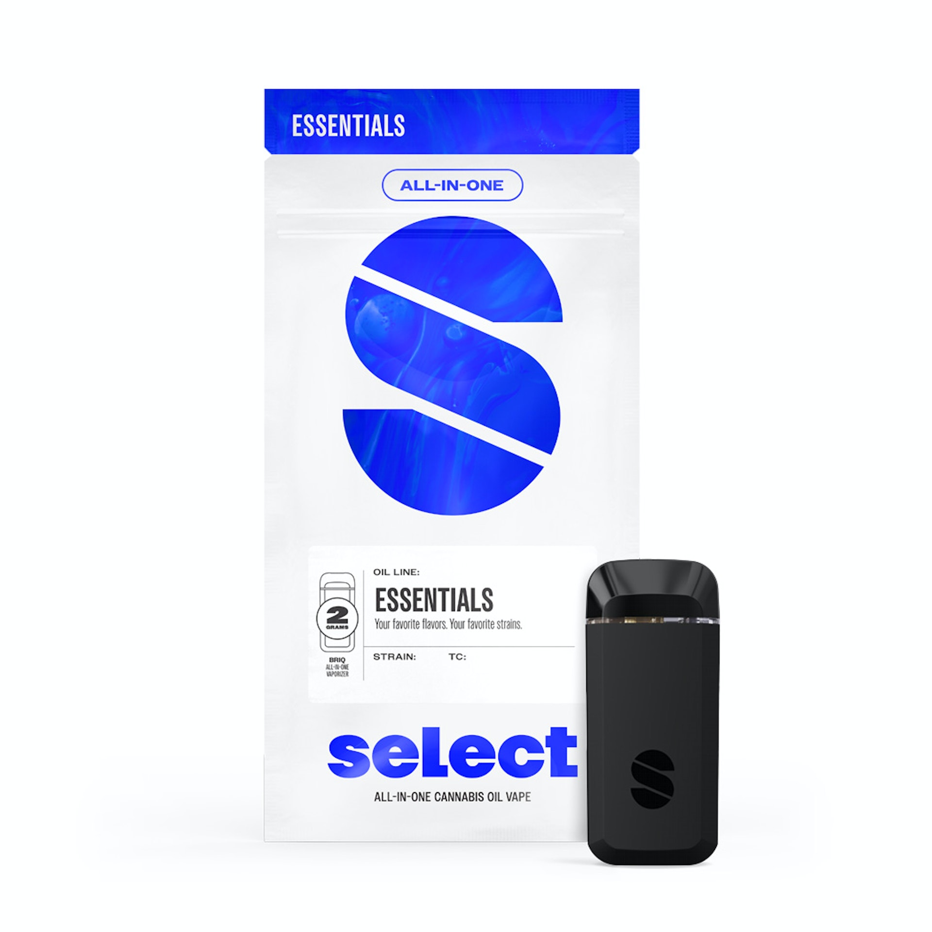 Photograph of product: Select | 2g Briq Disposable | Mimosa
