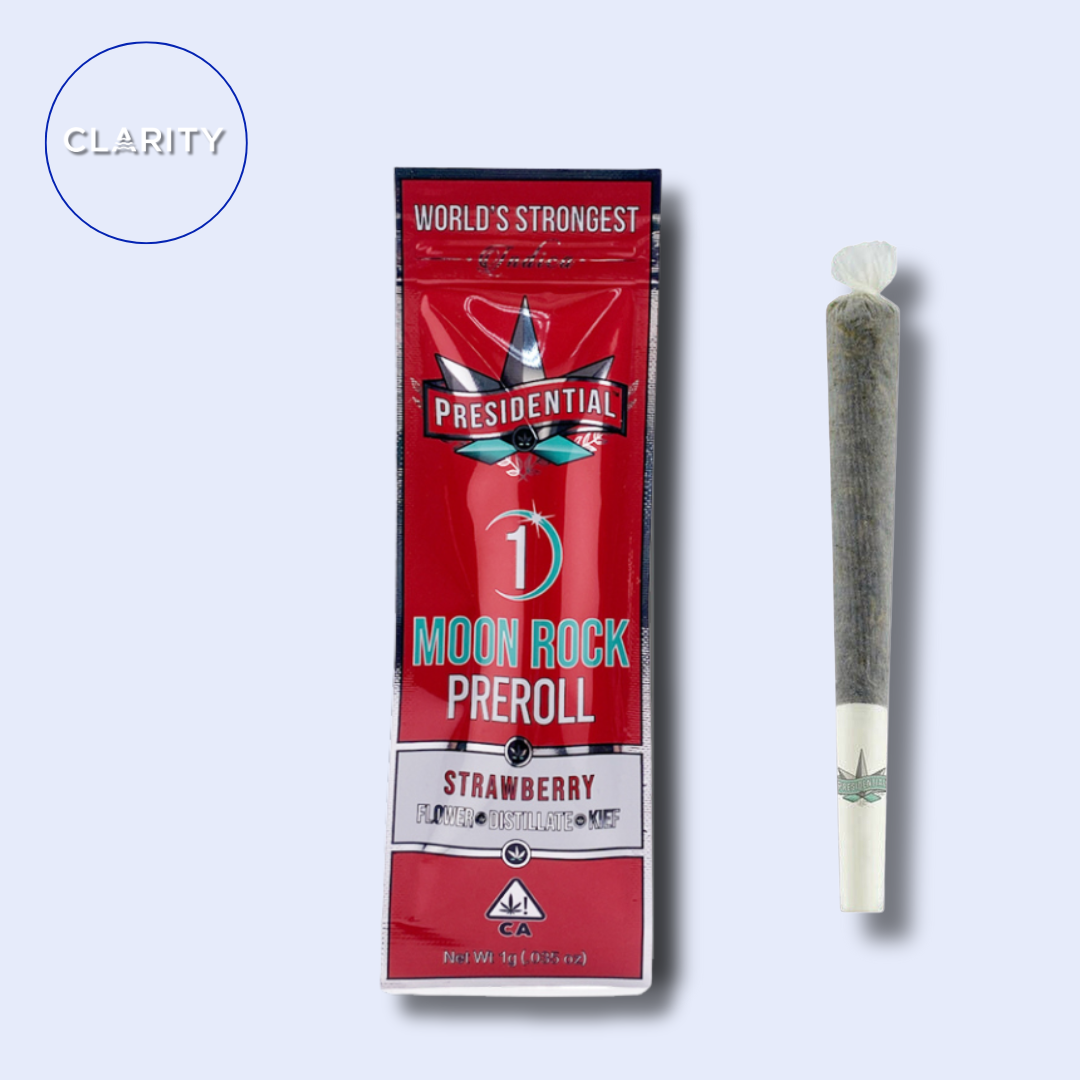 Photograph of product: Presidential Moon Rock Pre-roll | Strawberry