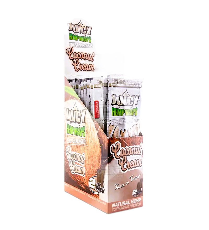 Photograph of product: Juicy Hemp Wraps | Coconut Cream