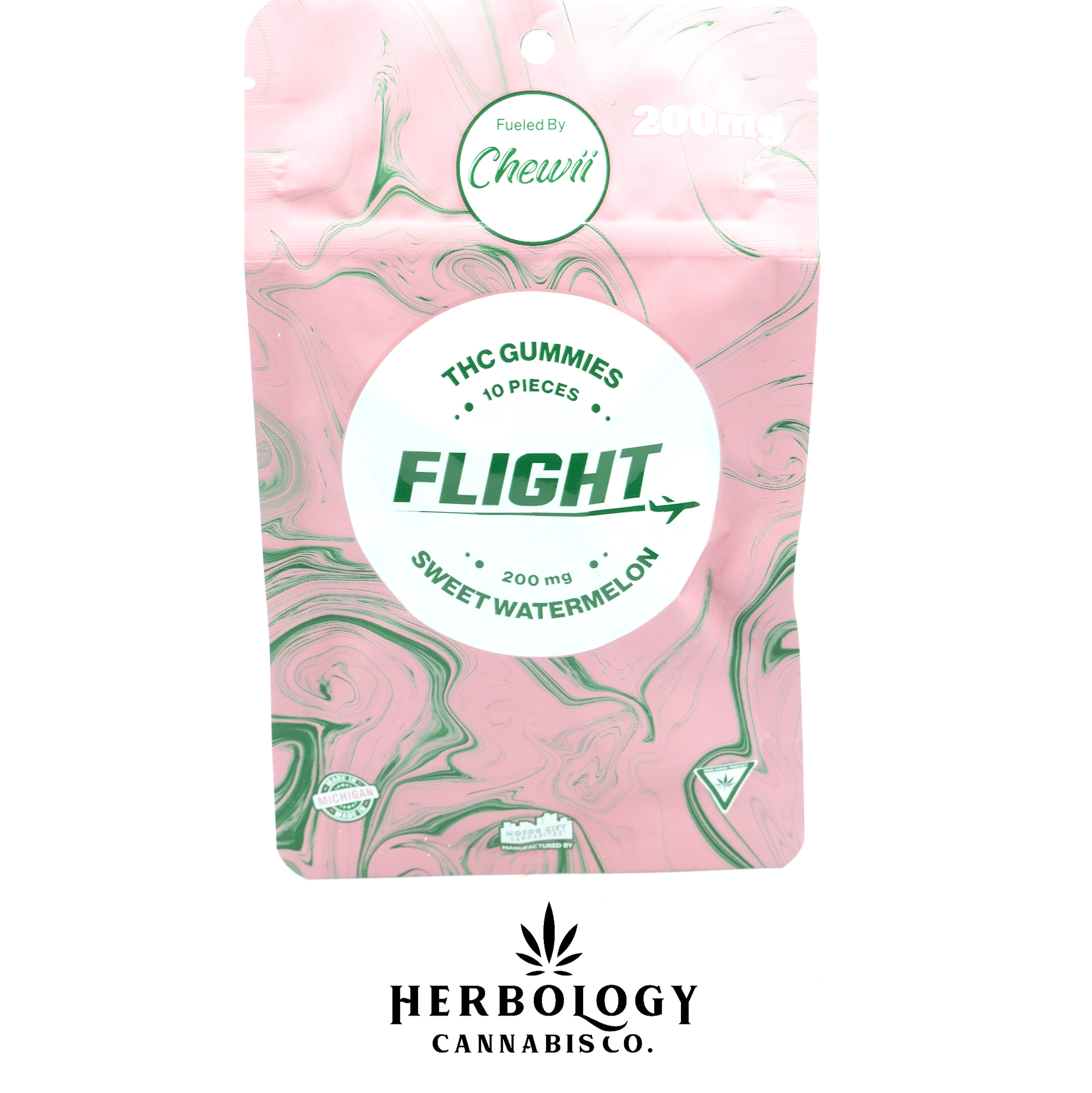 Photograph of Product: Flight | Gummy | Sweet Watermelon | 200mg