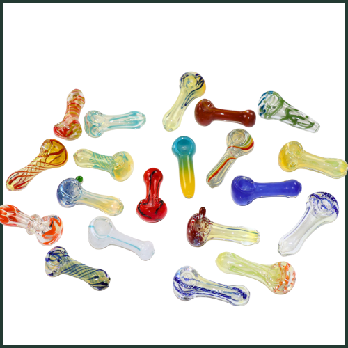 Photograph of product: 2.5" Glass Hand Pipe