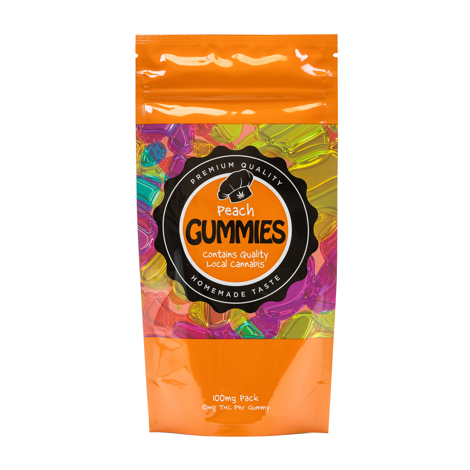 Photograph of product: Chefs Made | Peach Gummies | 100mg [#87]