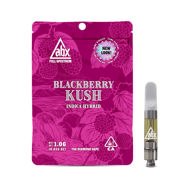 Photograph of product: Blackberry Kush | 1g Vape  Cartridge - 