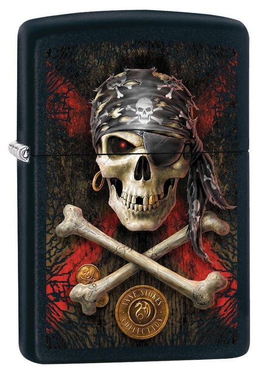 Photograph of product: Zippo | Anne Stokes Pirate Skull | Lighter