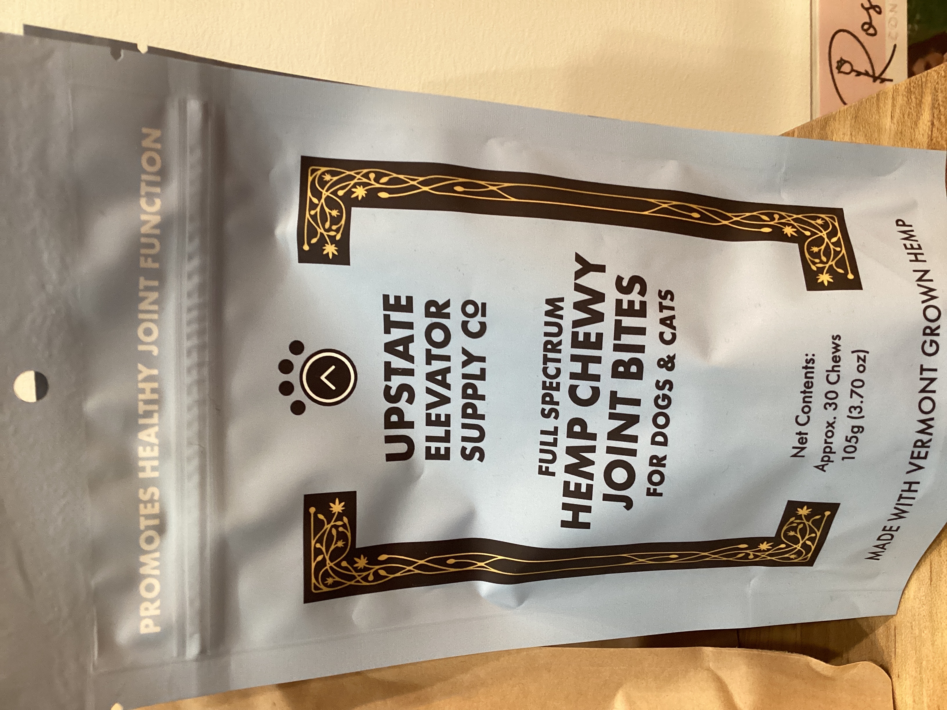 Photograph of product: CBD FOR PETS  HEMP CHEWY JOINT BITES
