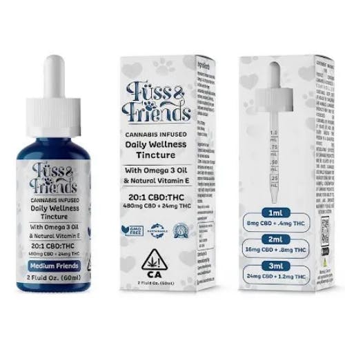 Photograph of product: Medium Daily Wellness Tincture 60ml - 