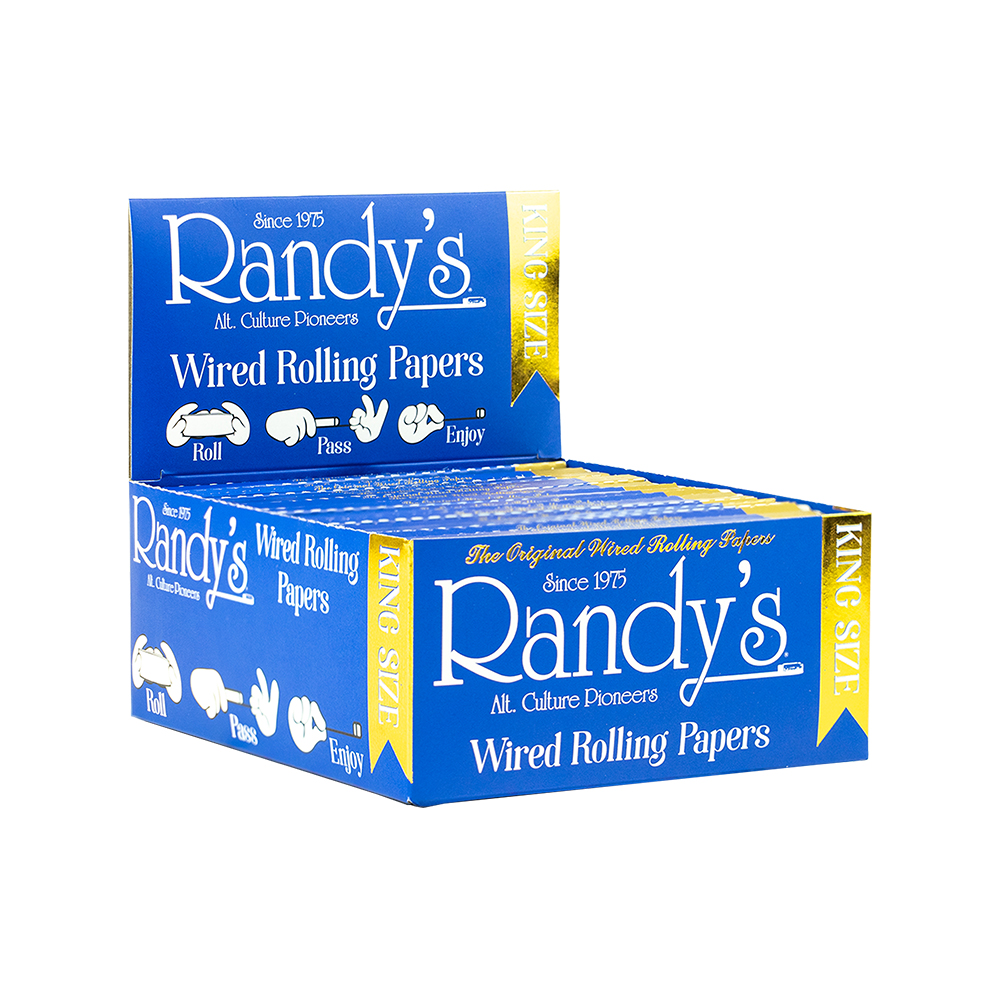 Photograph of product: Randy's Wired Classic King Size Rolling Papers 24pk