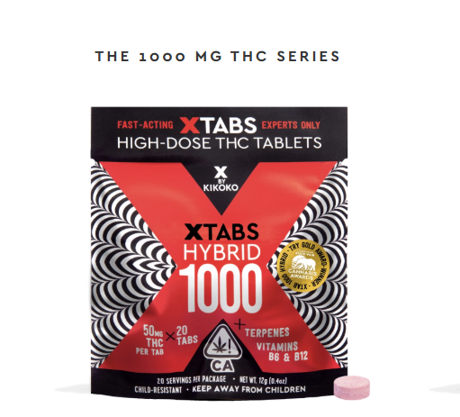 Photograph of product: XTABS HYBRID [H] 20PK - 1000 MG