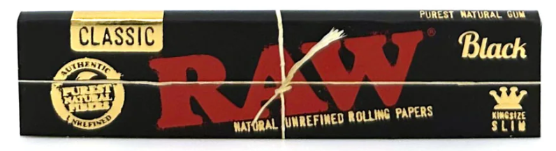 Photograph of product: Raw - Papers - Black Classic - King Slim