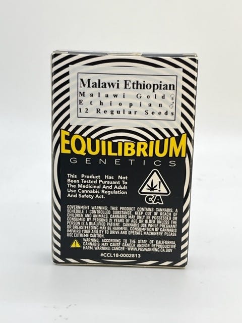 Photograph of product: Equilibrium Malawi Ethiopian Regular Seeds 12pk ND