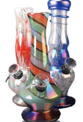 Photograph of product: $30 8" Soft Glass Bong