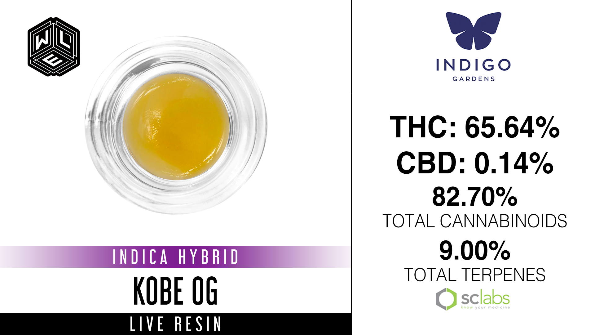 Photograph of product: WLE - Kobe OG (I) - Live Resin Sugar Sauce 1g