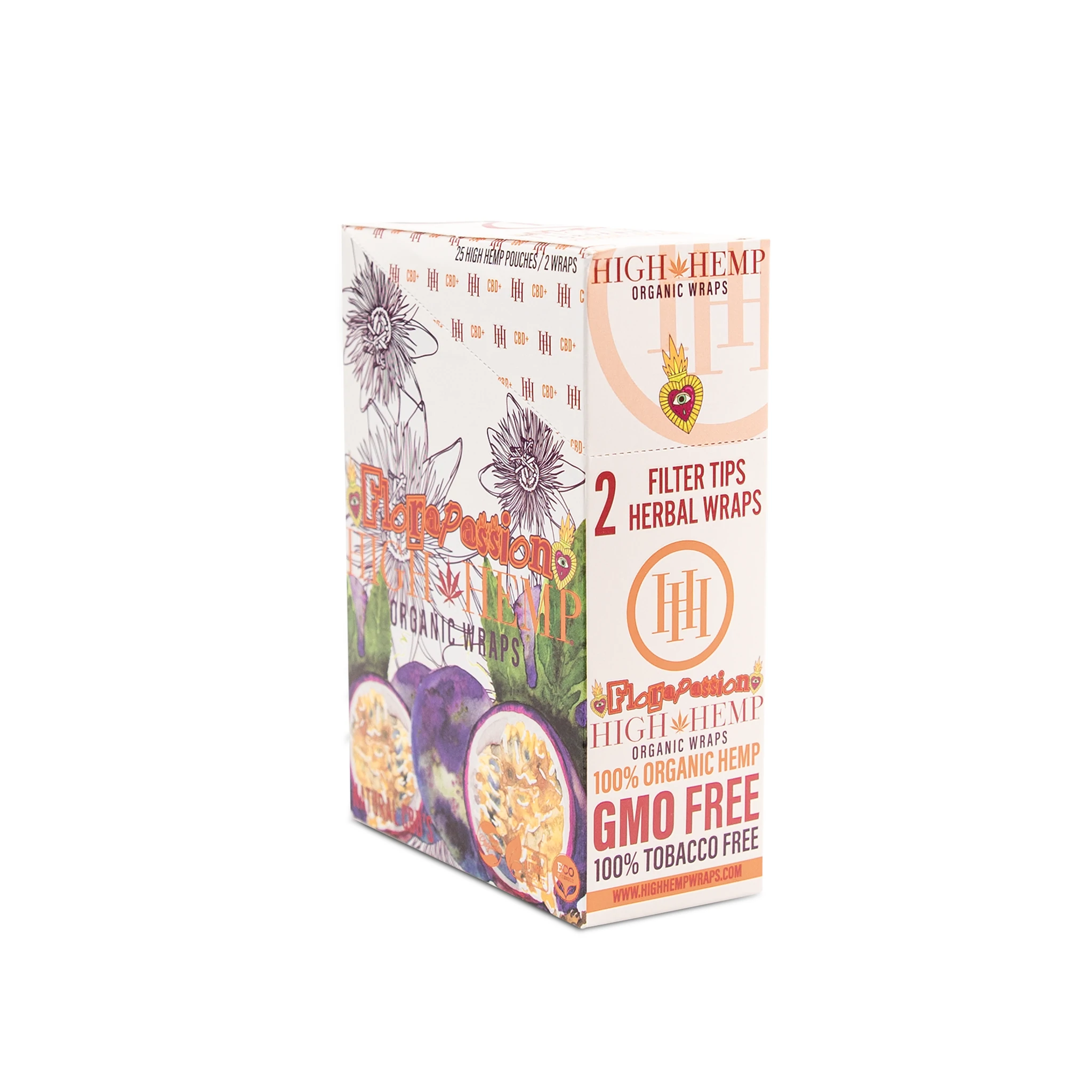 Photograph of product: High Hemp Organic Wraps Flora Passion