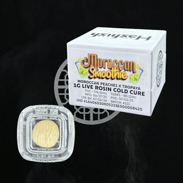 Photograph of product: Moroccan Smoothie | White | 1g Rosin - 
