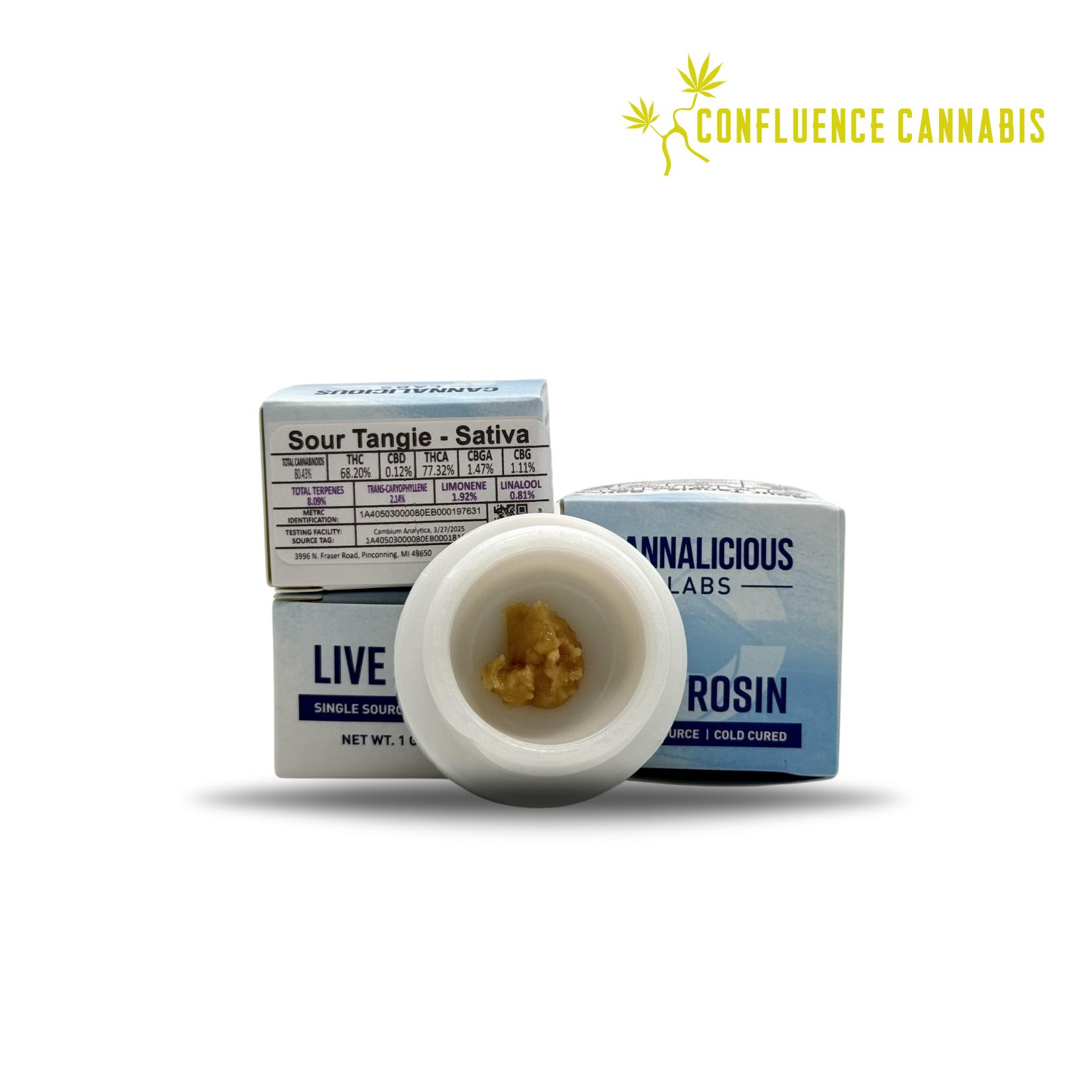 Photograph of product: Sour Tangie Live Rosin