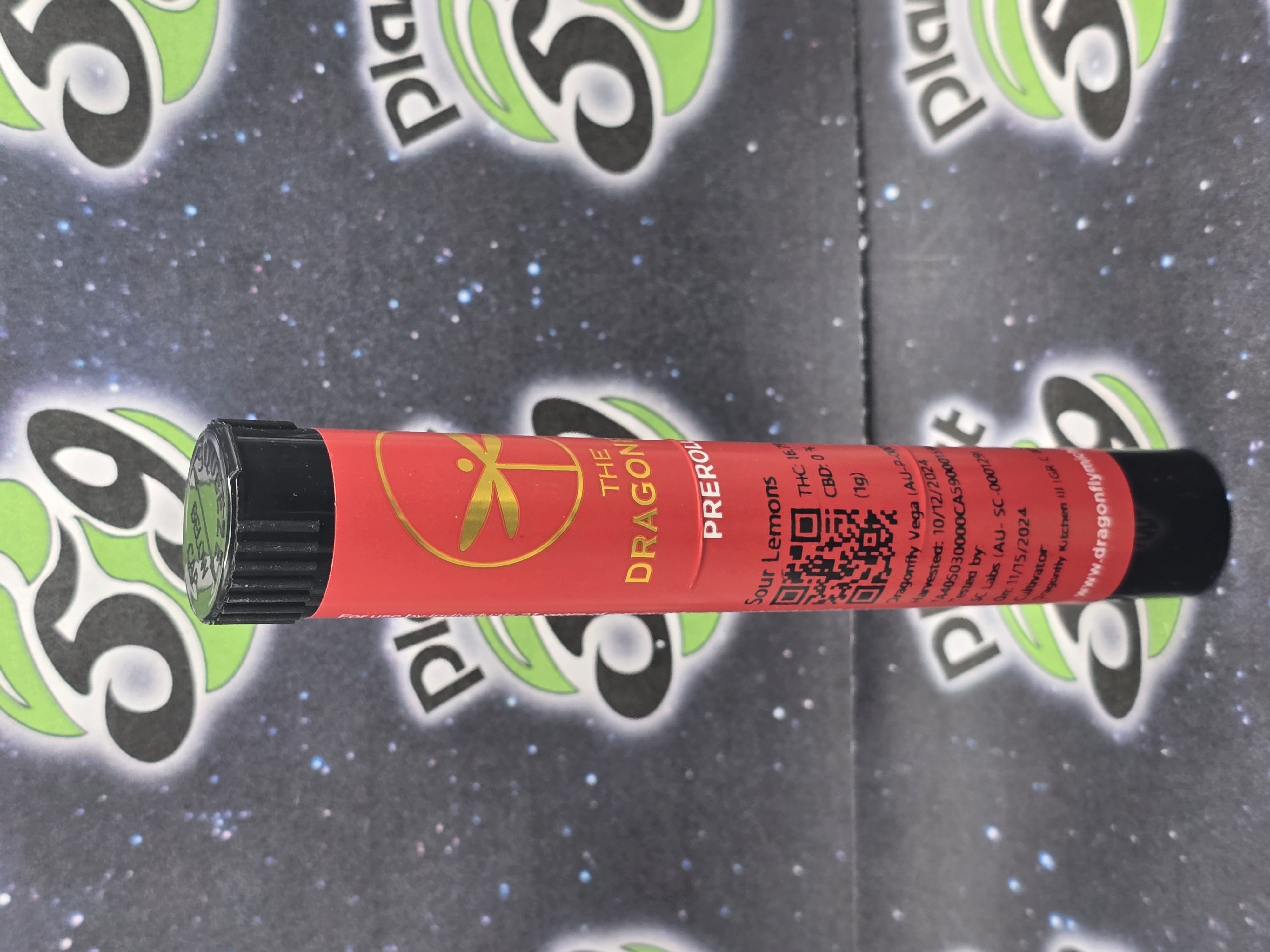 Photograph of product: Dragonfly | Sour Lemons Preroll