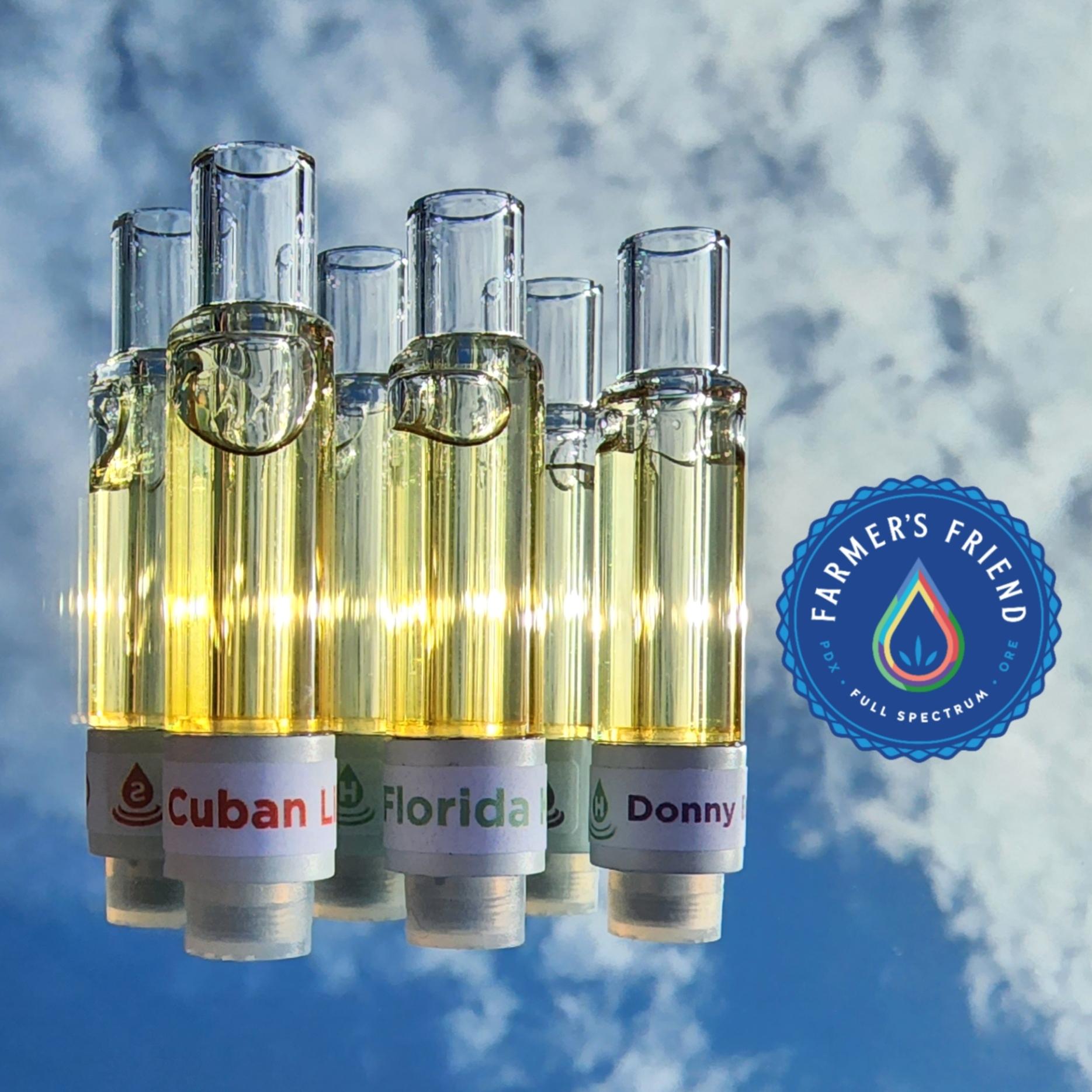 Photograph of product: Farmer's Friend Extracts | Glass Cartridge 1g Co2 | Hindu Kush