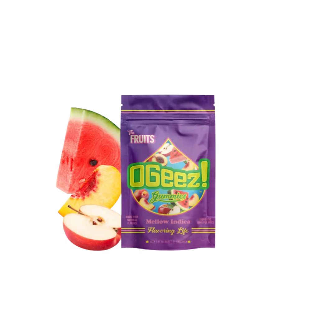 Photograph of product: OGeez! | Mellow Oui'd Fruits 10pk | 100mg