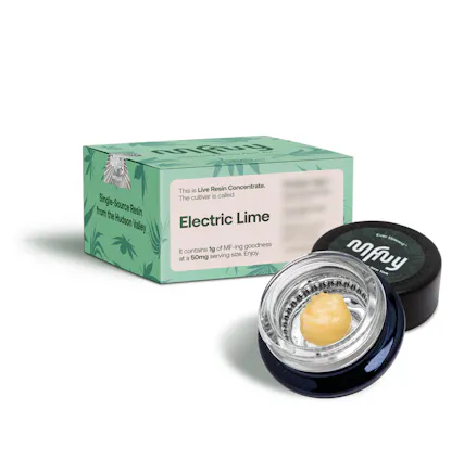 Photograph of product: MFNY | Live Resin 1G Badder | Electric Lime